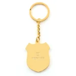 Брелок для спутникового телевидения Чжэцзян с золотым напылением и эмалью