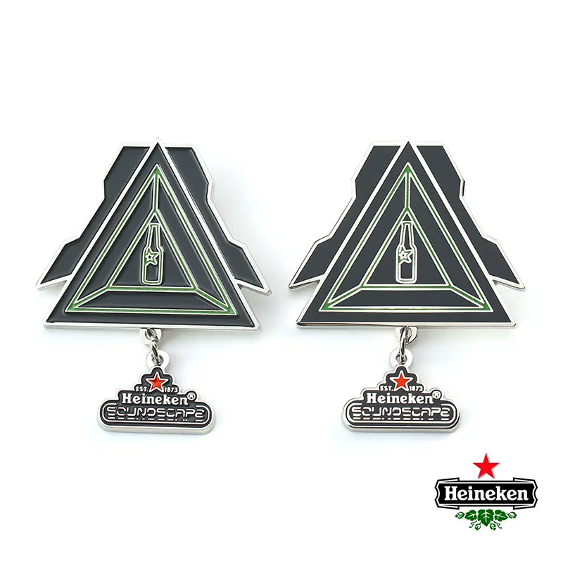 pins de chapéu de cerveja