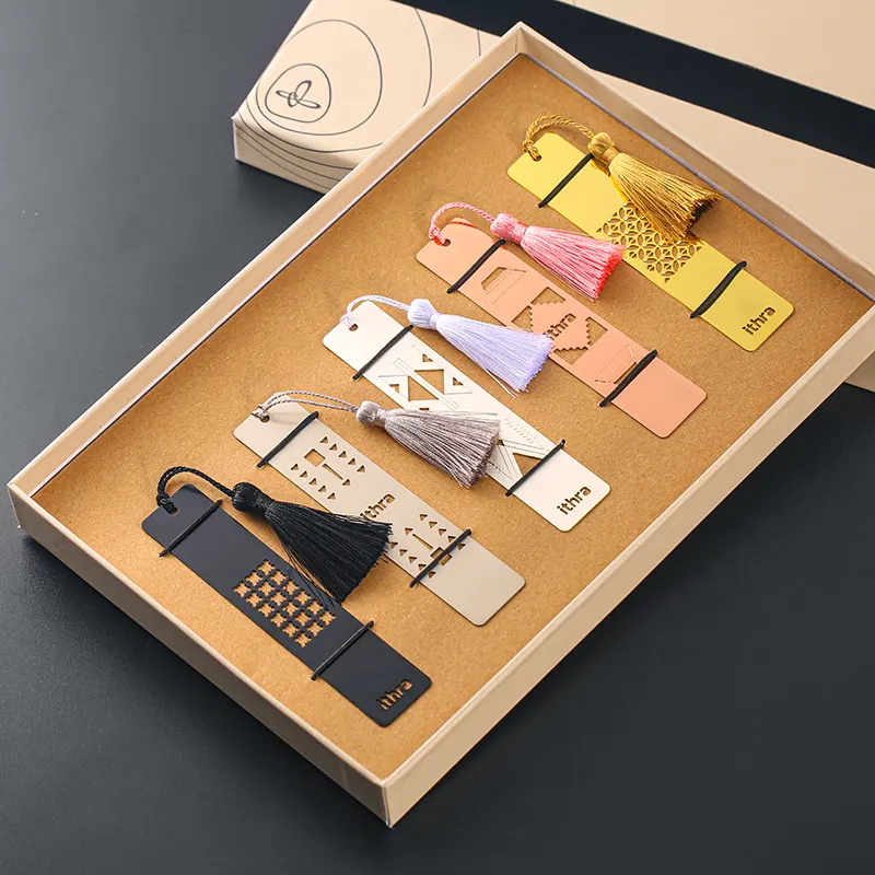 personalised bookmarks metal