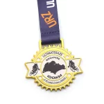 Radsport-Herausforderungen mit Medaillen