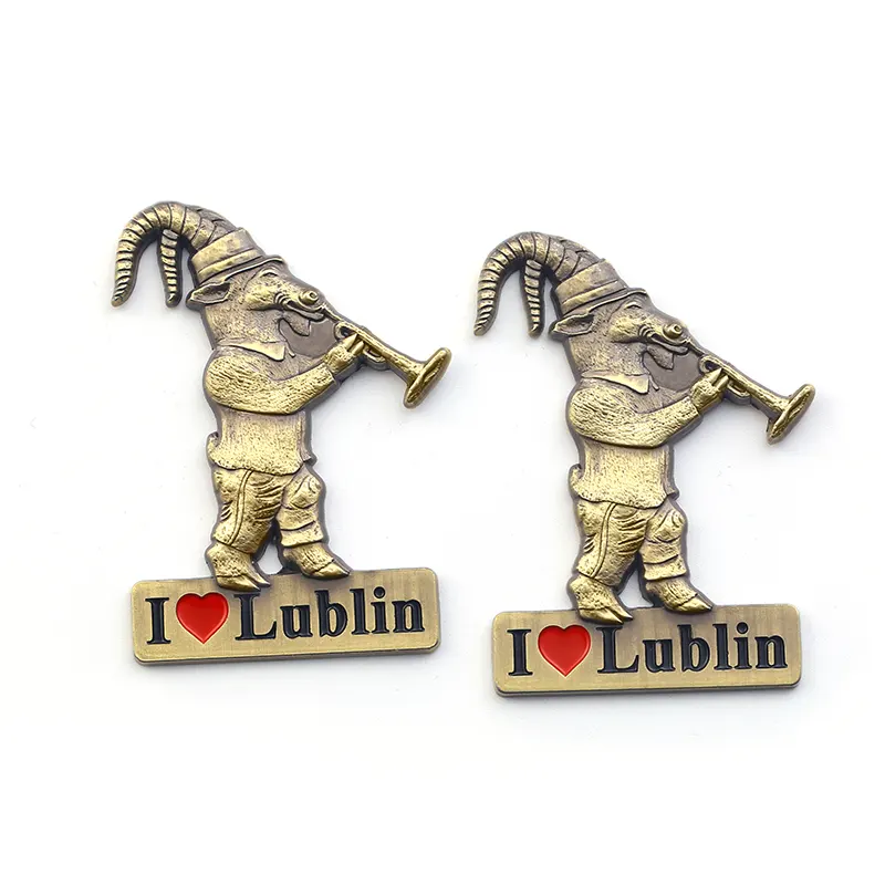 Custom Zinc Alloy Metal Fridge Magnets