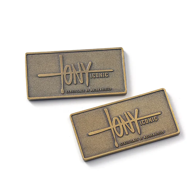 Metal Logo Plate/Sign Custom Plate Bronze Metal Auto Emblem