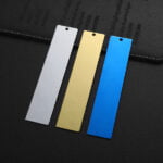 Marcapáginas metálicos de acero inoxidable multicolor personalizados