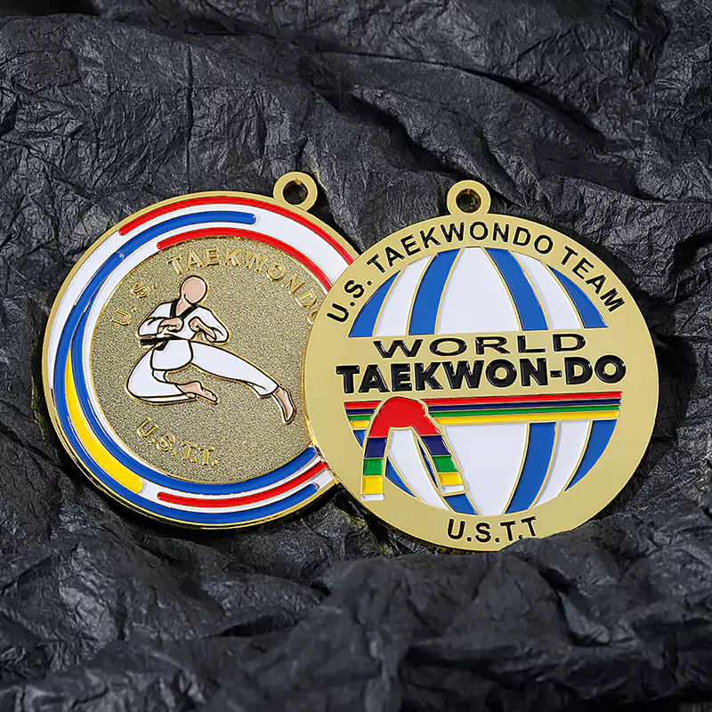 taekwondo medal design