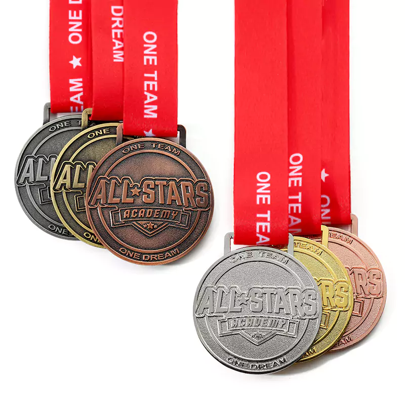 vergoldete Medaillen