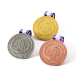 Medaglia d'onore in oro, argento e rosa