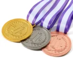 Medaglia d'onore in oro, argento e rosa