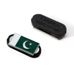 巴基斯坦国旗珐琅银磁铁徽章别针