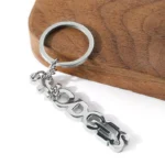 steel keychain with name