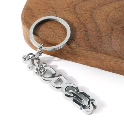 steel keychain with name