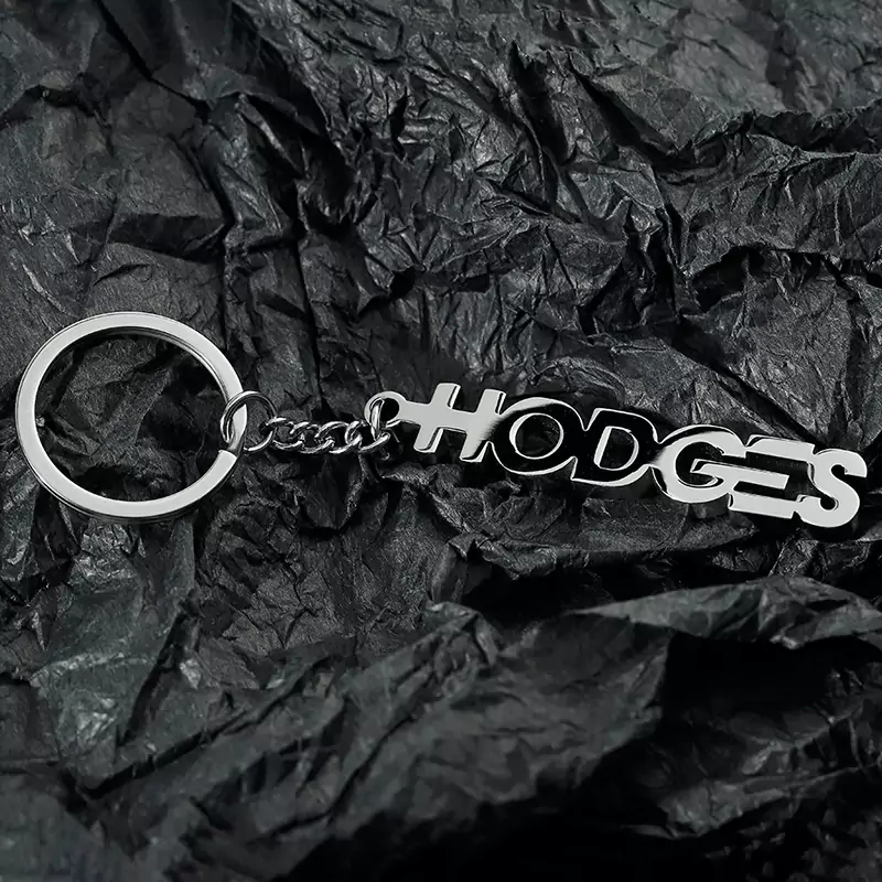 steel keychain with name