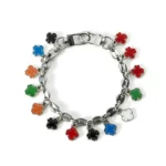 Llavero de metal con esmalte blando