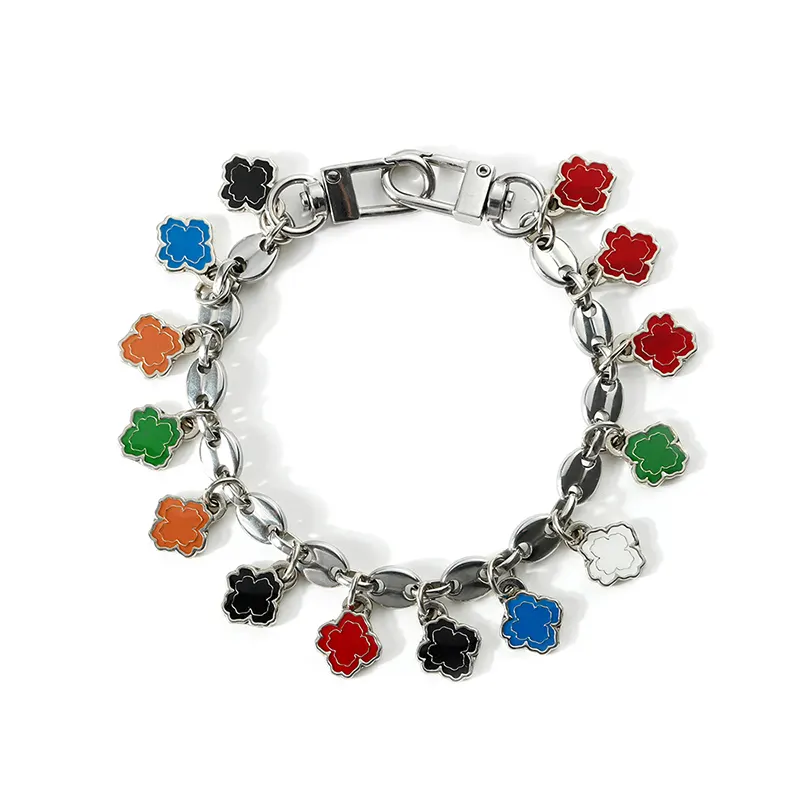 Llavero de metal con esmalte blando