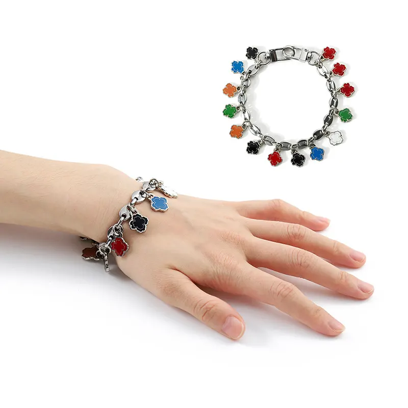 Llavero de metal con esmalte blando