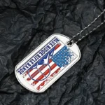 collar de perro con placa de identificación