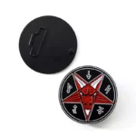 Bull Head Totem Element Circular Soft Enamel Belt Buckle