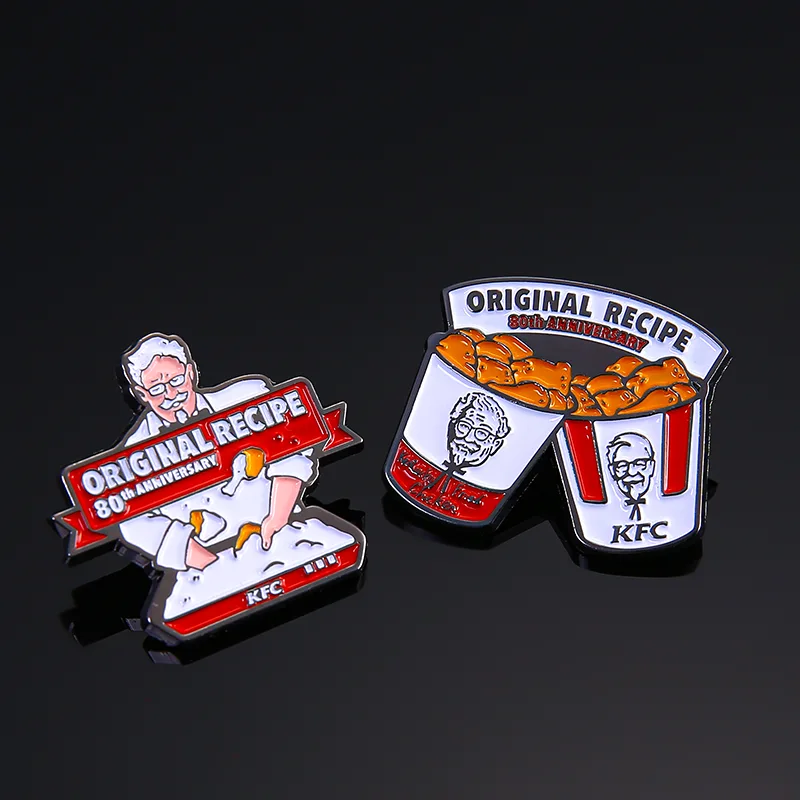 kfc enamel pins