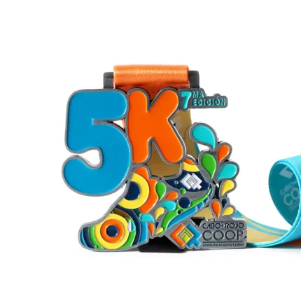 1010-1-5km Marathon Soft Enamel Medal