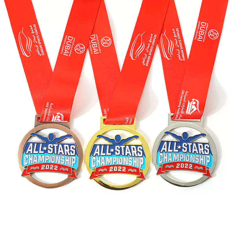 médailles de natation bon marché