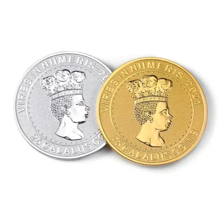 2601-5-Metal Hydraulic Dual Color Commemorative Coin