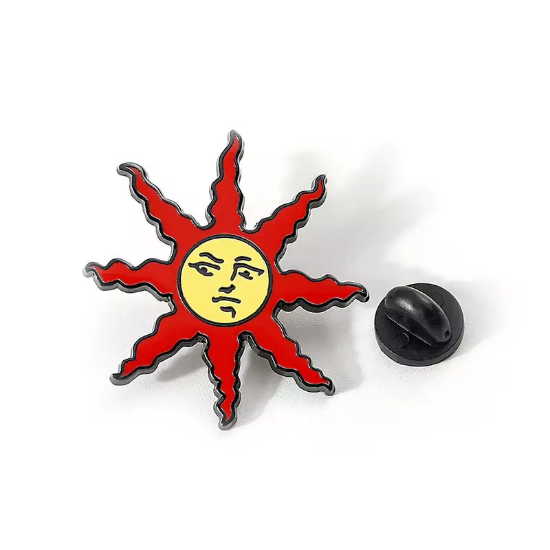 1507-3-Alien Sun Enamel Rubber Hat Badge (6)