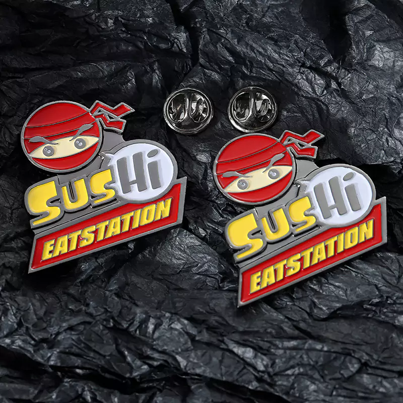 1508-5-Estação de jantar SUS Crachá em forma de pintura Ninja dos desenhos animados