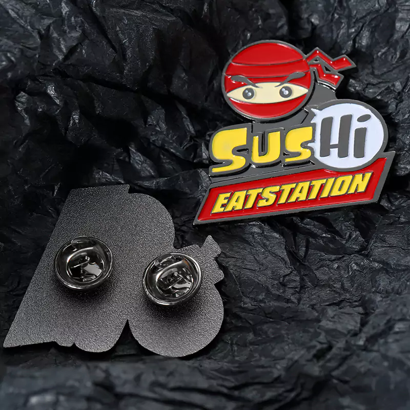 Estação de refeições SUS Crachá em forma de pintura Ninja dos desenhos animados