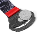 1388-2-Medalha de revezamento de corrida de morte com moedas comemorativas