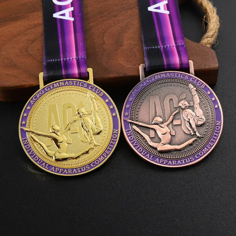 1467-5-ACRO Gymnastics Club Single Instrumental Competition Medal (Médaille de compétition pour un instrument unique)