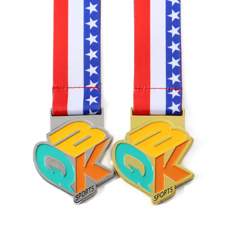 1469-2-QBK Weich-Emaille-Sportmedaille