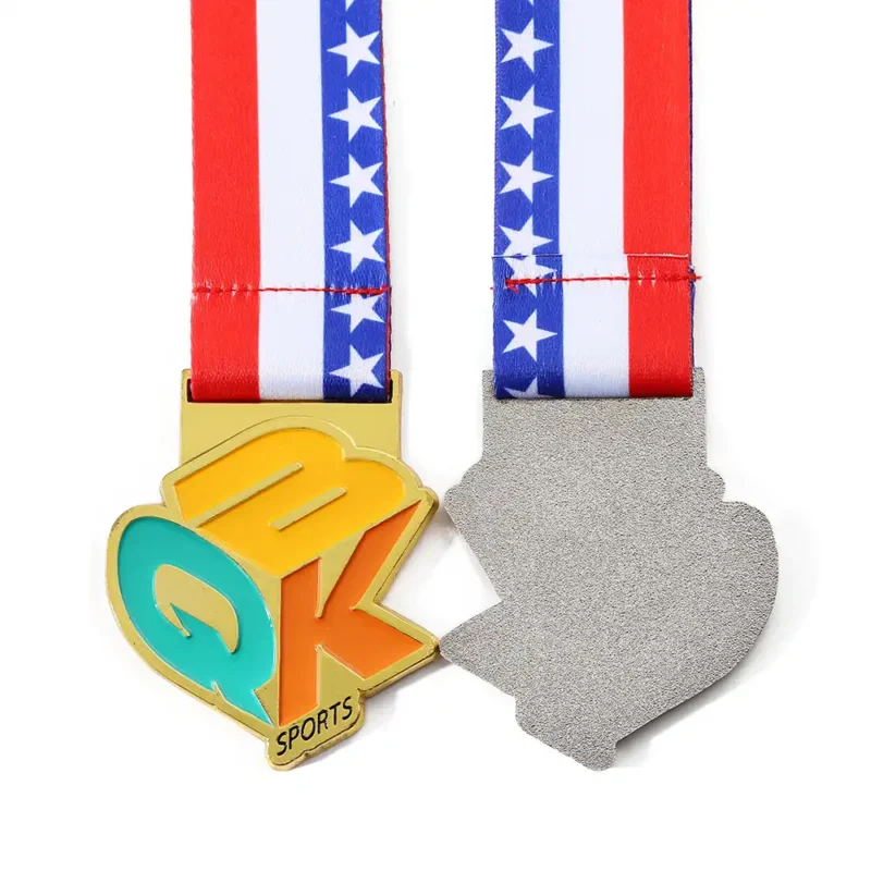 1469-4-QBK Weich-Emaille-Sportmedaille