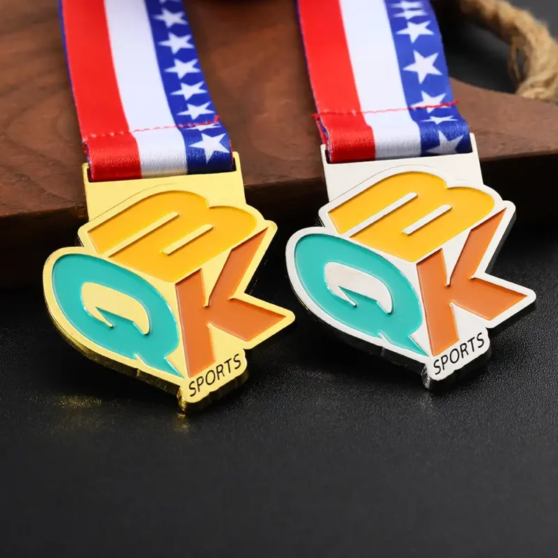 1469-7-QBK Medalla deportiva de esmalte blando