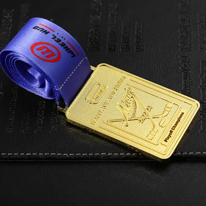 1470-7-Medaglie per gare di hockey su ghiaccio