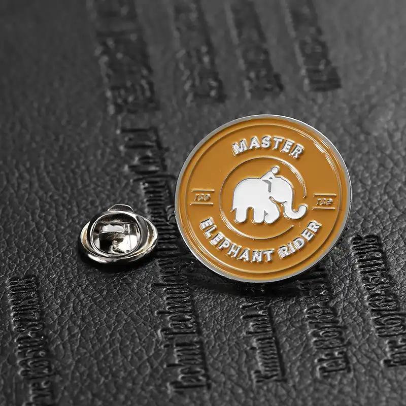 1515-6-Sigillo circolare con logo dell'elefante