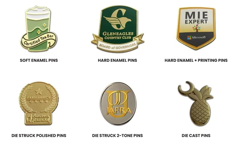 Lapelpins.com Hersteller in den USA