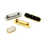 1566-3-Rechteckiger Metallstift aus Epoxidharz