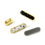 1566-4-Rechteckiger Metallstift aus Epoxidharz