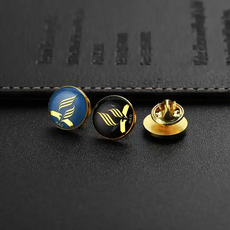 1567-6-Spille circolari in metallo personalizzate