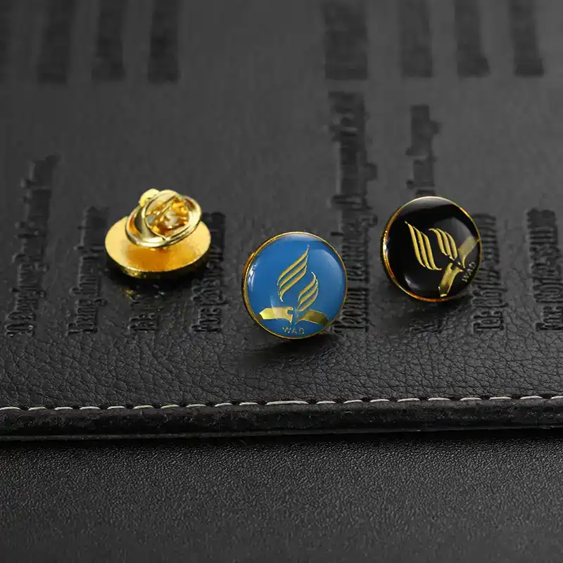 1567-8-Spille circolari in metallo personalizzate