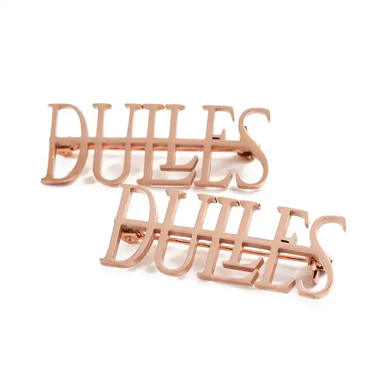 1568-4-Rose Gold Stainless Steel Hollow Pines