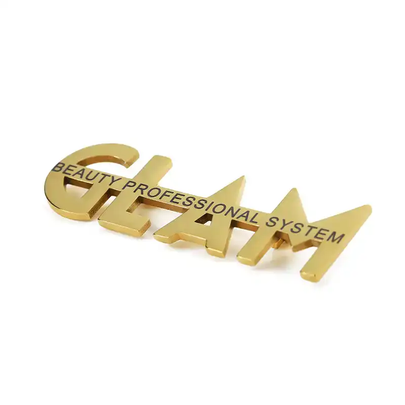 1569-2-Stainless Steel Cut Brooch Golden
