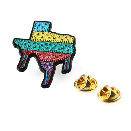 1909-4-Factory Batch Custom Enamel Pins with Butterfly Buckle