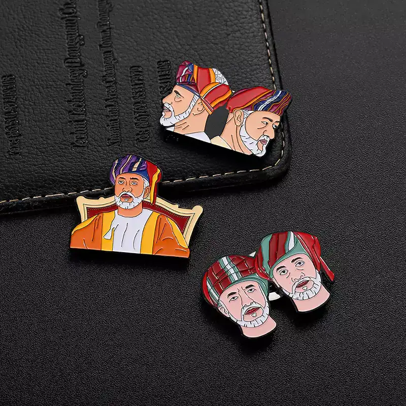 1786-6-Middle Eastern Element Baked Paint Badger Magnetics