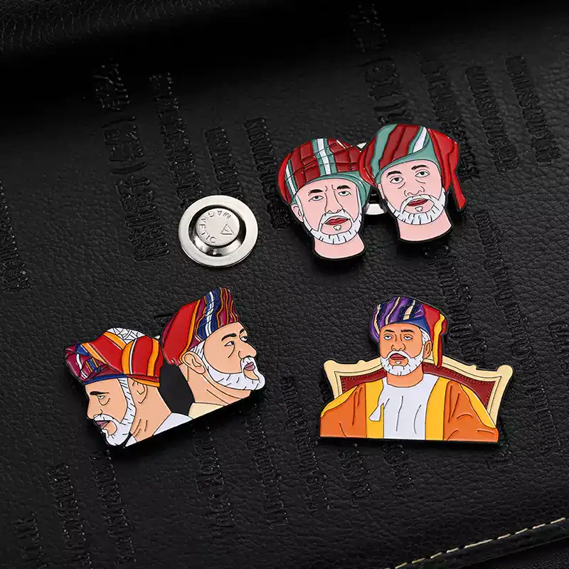 1786-7-Middle Eastern Element Baked Paint Badger Magnetics