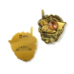 2505-3-3D 金属浮雕独角兽马古董金币