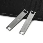 3002-2-Rectangular Antique Silver Dagger Pattern Unique Bookmark