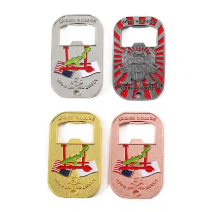 3562-3-3D Enamel Zinc Alloy Bottle Opener
