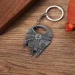 2175-6-Chaveiro de prata da nave espacial Sncient