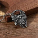 2175-7-Chaveiro de prata da nave espacial Sncient