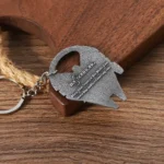 2175-8-Chaveiro de prata da nave espacial Sncient